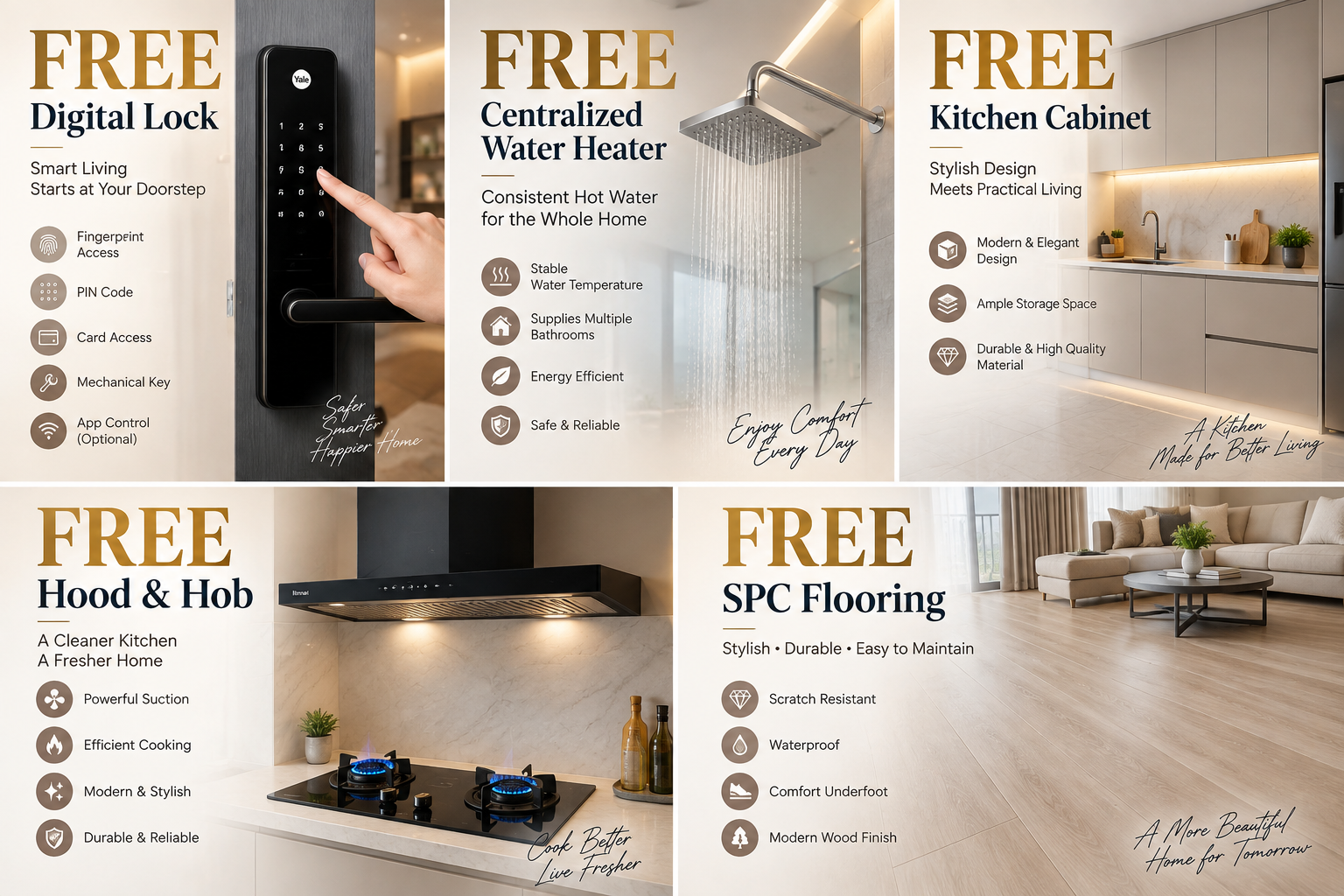 Atlas Residences free furniture and appliances package