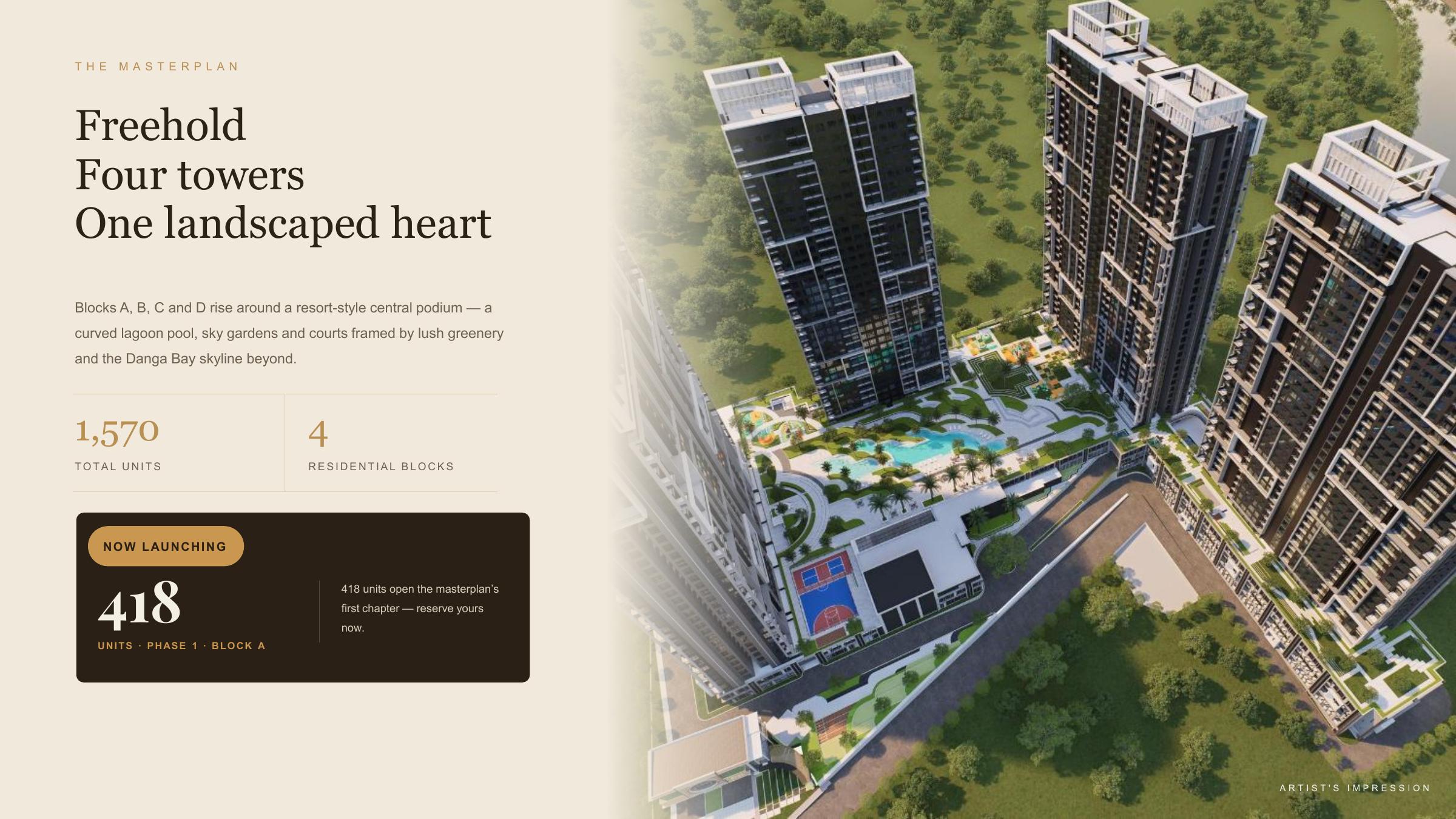 Atlas Residences masterplan